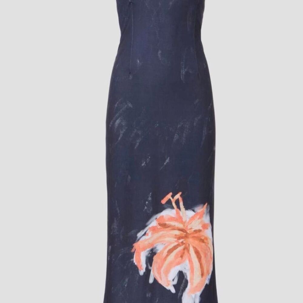 Stella-jean Women's Navy and Blue Dress